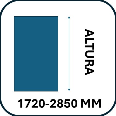 ALTOS DE 1720 A 2850 MM