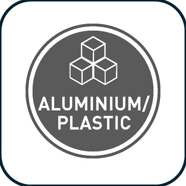 MATERIAL:ALUMINIO/PLASTICO