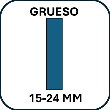 ADMITE GRUESO DE 15 A 24 MM