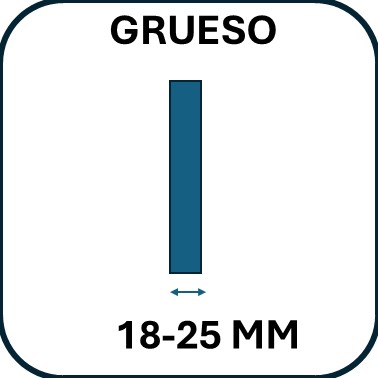 GRUESOS DE 18 A 25 MM