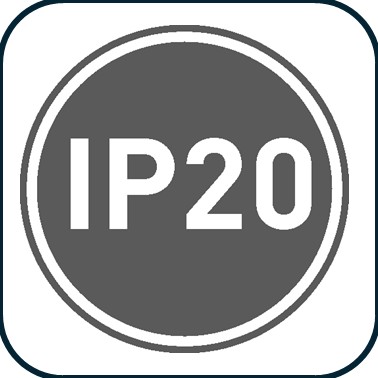 GRADO PROTECCION IP20