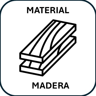 FABRICADO CON MADERAS NOBLES