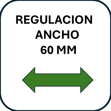 REGULACION EN ANCHO 60MM