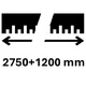 2750+1200mm