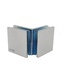 ANGULO MAMPARA 90º CRISTAL-CRISTAL BSC17 INOX 60 44 60 10