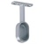 BARRA OVALADA JANE ALUMINIO RALLADO PLATA 25 Y 30X15MM ACCESORIOS CROMO MATE SOP.LATERAL TECHO ZAMAK 40X66,5 MM 10 UNIDADES