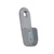 BARRA OVALADA JANE ALUMINIO RALLADO PLATA 25 Y 30X15MM ACCESORIOS CROMO MATE SOP.LATERAL ZAMAK 10 UNIDADES