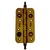 BISAGRA SEGURIDAD CON REMATE CANTO REDONDO BS15 150x80mm CUERO 15 80 REDONDO 3 MM 196 ACERO #N/D