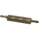 BISAGRA SOLAPADA CON REMATE BS24 LATON ENVEJECIDO 10 10 74 1