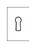 BOCALLAVE MUEBLE LLAVE BORJA CUERO ZAMAK 20X35MM RECTANGULAR