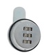 CERRADURA COMBINACION TAQUILLA CM13 CROMO BRILLO 45 35 55 1