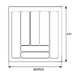 CUBERTERO CBT01 GRIS 50 835 CUBERTERO CBT1 900/835x480mm GR 480 1