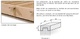 CUBERTERO MODULAR MADERA HAYA COLOMBO HAYA 50 MM b20mm regletadeunion 471mm