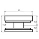 EXCENTRICA 35MM 6,3x9,4mm Y PERNO M6 44X35X9MM ZINCADO ZINCADO 16,3 35 35 25