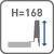 H=168