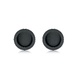 HOOKY ZERO REDONDO KIT DE CAZOLETAS-DEDAL PARA PUERTA CORREDERA NEGRO MATE LATON