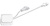 INTERRUPTOR UNIPOLAR CUADRADO SUPERFICIE BLANCO CABLEADO