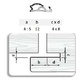JUNTA EPDM GOMA TERMO ACUSTICA EXTRUSIONADA ESTANQUEIDAD VENTANAS 4:5 MARRON 12 4 8 110 MTS