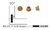LAMELLO TAPONES UNION CLAMEX 45º Y 90º RAL DARK BROWN 8017 Z 90º 100unid