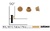 LAMELLO TAPONES UNION CLAMEX 45º Y 90º RAL ROBLE/PINO 1014 Z 90º 500 unid.