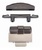 LAMELLO UNION CLAMEX DIVARIO P-18 80 PARES+PLANTILLA INSTALACION 19 MM MINIMO V FIBRA/PLASTICO DIVARIO P-18