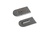 LAMELLO UNION SISTEMA CABINEO ACCESORIOS TAPA DECORATIVA ASPECTO METALICO ACERO OSCURO 100 UNIDADES Z