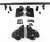 LT30 ACCESORIO PARA FABRICACION ESCALERA LIBRERIA DESLIZANTE ADOSADA CON RUEDAS NEGRO KIT ESCALERA 1 MT ACERO
