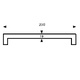 MANILLON CUADRADO 656 INOX INOX 55 19 250 ACERO INOXIDABLE 2