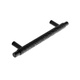 MANOR TIRADOR ASA PATRÓN DIAMANTES GRABADO NEGRO MATE 39 MM 128 MM 182X14 MM SIN PLACA