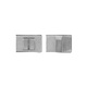 MULETILLA Y DESBLOQUEO RECTANGULAR MODELO TOTAL ZAMAK CROMO MATE 11mm 52x52mm