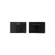 MULETILLA Y DESBLOQUEO RECTANGULAR MODELO TOTAL ZAMAK NEGRO MATE 11mm 52x52mm