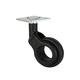 OLYM NEO RUEDAS CON O SIN FRENO DE PLETINA PARA MUEBLES NEGRO 92,5 mm 42 x 42 mm 60 MM CON FRENO 30 kg