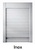 PERSIANA PVC Z-SMARTLIFT COSTADO MUEBLE 16 MM EFECTO INOX INOX 1500 600 16mm Z-SMARTLIFT