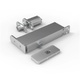 PIVOTICA PRO KIT BISAGRA PIVOTANTE INVISIBLE 150 KG INOX MATE BISAGRA PIVOTANTE ACERO INOX 150 KG CON RETENCION