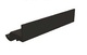 SISTEMA TRIGA SLIM ESTANTE COLGANTE PARED NEGRO MATE NEGRO MATE ADAPATADOR PARA ACCESORIOS ** 26 MM 100 MM 33 MM