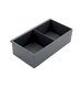 SISTEMA TRIGA SLIM ESTANTE COLGANTE PARED NEGRO MATE NEGRO MATE PORTAUTENSILIOS ** 75 MM 270 MM 140 MM