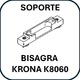 SOPORTE BISAGRA KRONA K8060