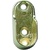 SOPORTE LATERAL BARRA JANE OVALADA 35X15MM STA06 LATONADO 10 15 44 ZAMAK 1