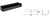 SYSTEMA MODULABLE DECORATIVO NEGRO MATE LED A 24 V NEGRO MATE ESPECIERO 605