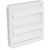 TUBO RECTANGULAR Y ACCESORIOS VN01 110x55mm BLANCO BLANCO 30 140 VENTANILLA SALIDA RECTANGULAR VN18 110x55mm BL 140 PVC 1