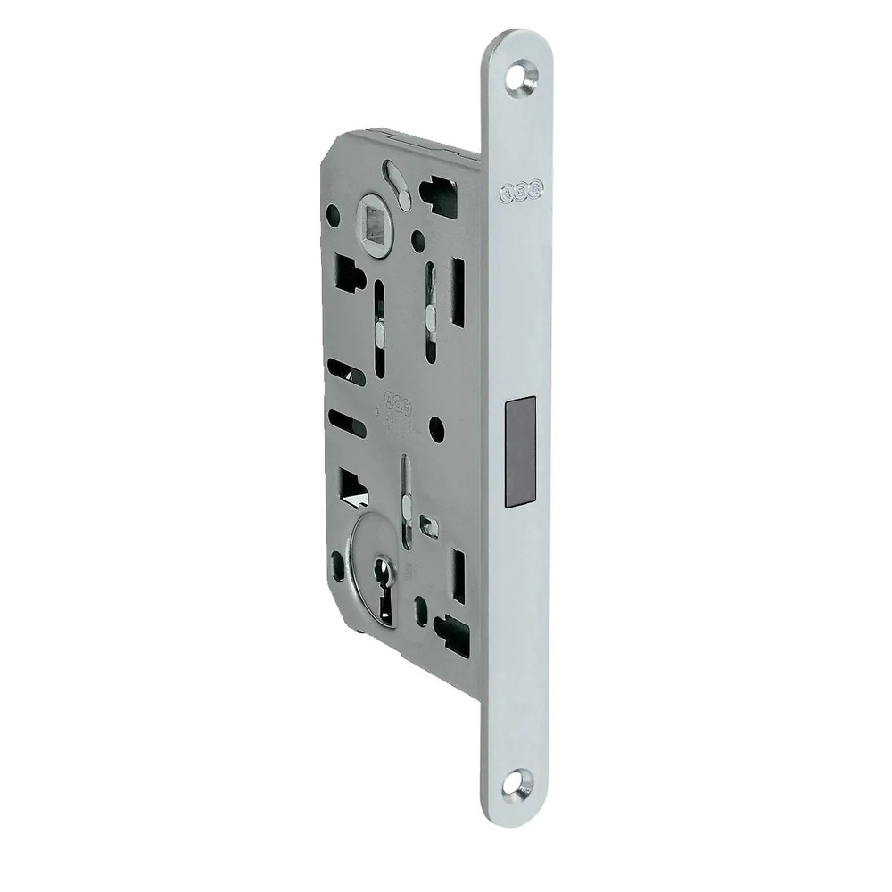 AGB POLARIS 2XT PICAPORTE MAGNETICO DE GOLPE CON BLOQUEO PICAPORTE 50,5 MM ACERO/ZAMAK 50,5 MM ACERO/ZAMAK PICAPORTE 