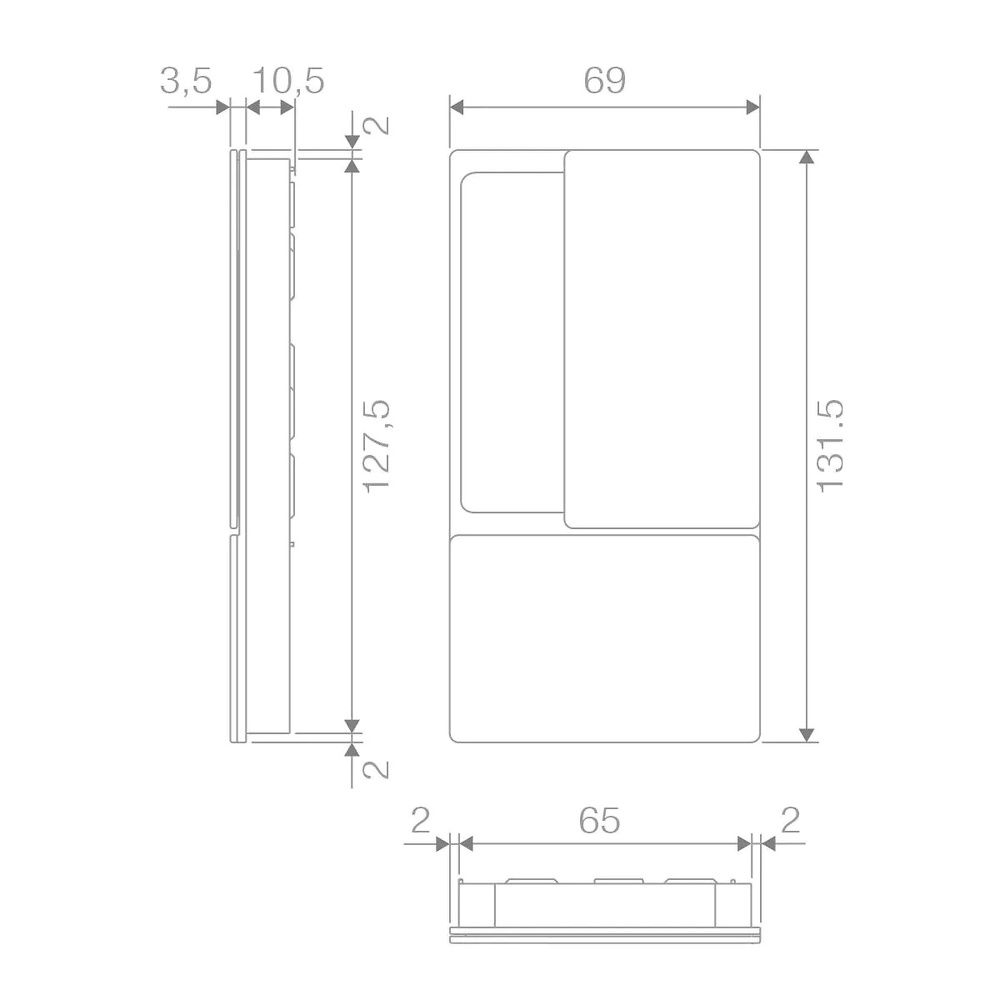 AGB WAVE JUEGO DE MANILLAS PARA PUERTAS BATIENTES DE INTERIOR 
