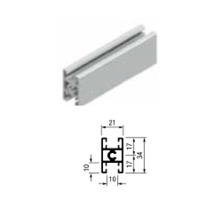 AIR M60 KIT PUERTA DE PASO COLGANTE ALUMINIO KIT 2 PERFILES CENTRAL “H” RC BASE 1330MM 1330MM KIT 2 PERFILES CENTRAL “H” RC BASE 1330MM KIT 2 PERFILES CENTRAL “H” RC BASE 