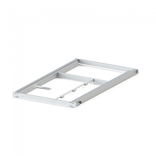 ALU 55 Bastidor de aluminio extensible para mesasCon volteador para tableros integrado. 