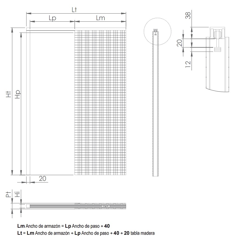ARMAZON CASONETO SIMPLE PLADUR FUTURA 