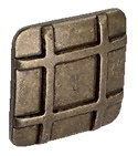ASA MOD.REJA ZAMAK CUERO 96 MM 40X40 MM POMO 50X50 MM 96 MM CUERO POMO 