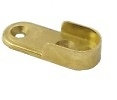 BARRA OVALADA JANE ALUMINIO ESTRIADO PLATA 30X15MM ORO MATE 4000 mm SOPORTE LATERAL COSTADO 