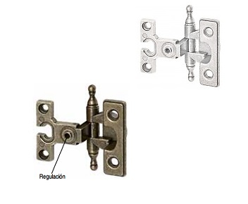 BISAGRA CAZOLETA CIFUENTES 26x14MM REGULABLE CON REMATE 
