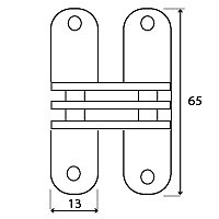 BISAGRA OCULTA BS02 65x13mm 