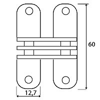 BISAGRA OCULTA BS04 ACERO INOX 